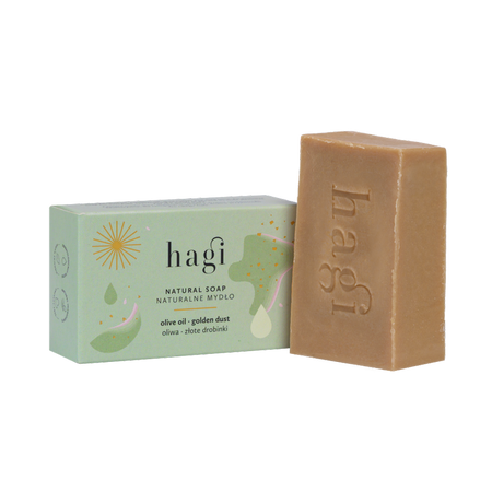 Hagi − Naturalne mydło ze złotymi drobinkami − 100 g