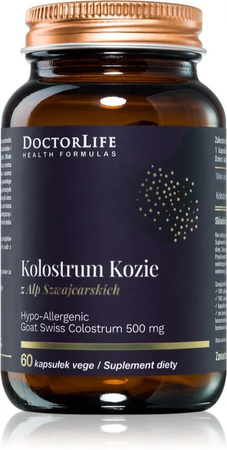 Kolostrum Kozie 500mg suplement diety 60 kapsułek