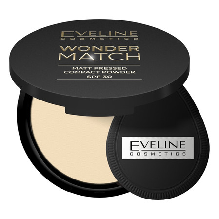 Wonder Match matowy puder prasowany z filtrem ochronnym SPF30 01 Light Beige 8g