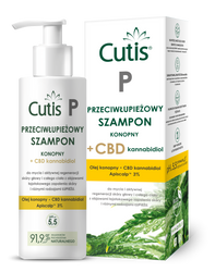 Cutis P- PRZECIWŁUPIEŻOWY SZAMPON KONOPNY + CBD 150 ml