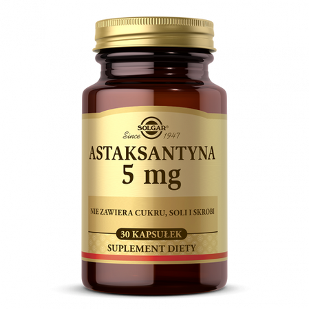 Solgar Astaksantyna 5 mg 30 kaps.