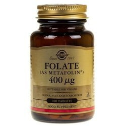 Solgar Folate 666 mcg DFE (Metafolin) 400 mcg - 100 tabl.