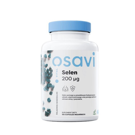 Selen 200 mcg (180 kaps.)