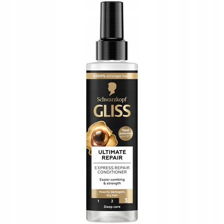 Schwarzkopf Gliss Kur Ultimate Repair Odżywka-ekspresowy spray do włosów 200ml