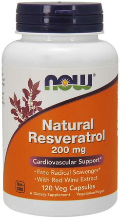 Natural Resveratrol 200 mg (120 kaps.)