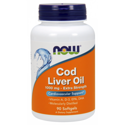 Cod Liver Oil Extra Strength - Tran 1000 mg (90 kaps.)