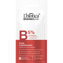 L'biotica Dermomask silnie ujędrniająca maska z witaminą B3 8ml