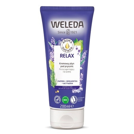 Weleda − Relax, kremowy żel pod prysznic − 200 ml
