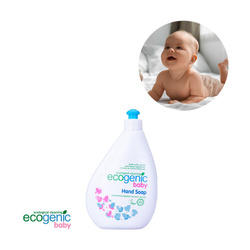 Ecogenic Baby, Mydło do rąk w płynie dla dzieci z pompką, bezzapachowe, 500 ml