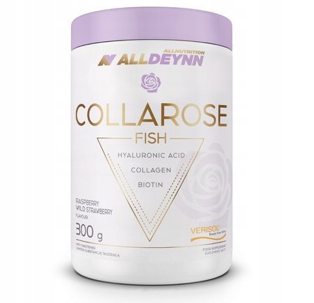 ALLNUTRITION Alldeynn CollaRose fish, smak malina-poziomka 300 g