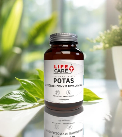 Life Care Potas o przedłużony uwalnianiu 100 kaps.