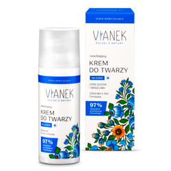 Vianek, Nawilżający krem do twarzy na dzień, 50 ml