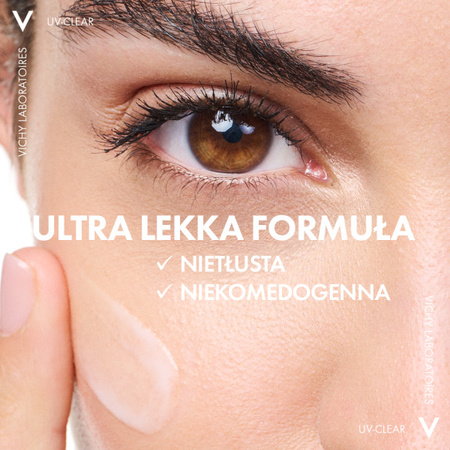 Vichy Capital Soleil UV-Clear SPF 50+ fluid przeciw niedoskonałościom
