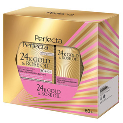 24K Gold & Rose Oil zestaw krem do twarzy 80+ 50ml + krem pod oczy 15ml