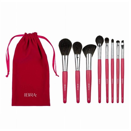 IBRA BRUSH SET CANDY Zestaw pędzli do makijażu 1op.-8szt