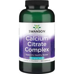Swanson Calcium Citrate Complex cytrynian wapnia 250mg - 300 kaps.