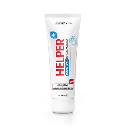 SOLVERX Helper Krem-żel 2w1 do rąk i paznokci 100ml