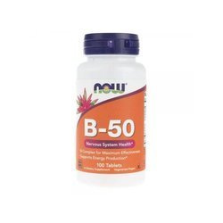 Witamina B-50 - Kompleks Witamin B (100 tabl.)