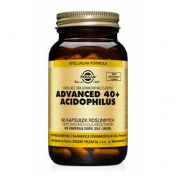 Solgar Advanced 40+ Acidophilus na wsparcie układu pokarmowego 60 kaps.