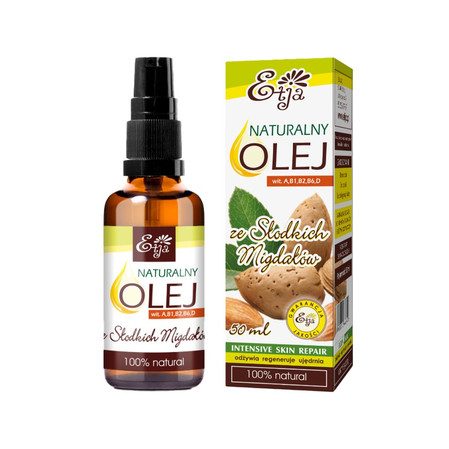 Etja, Naturalny olej ze Słodkich Migdałów, 50 ml