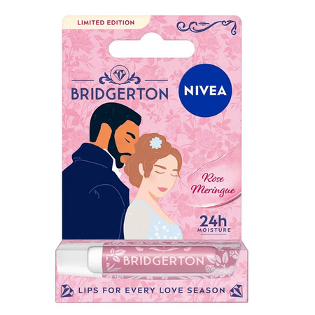 Bridgerton Edition Daphne&Simon pielęgnująca pomadka do ust Rose Meringue 4.8g