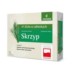 Colfarm Skrzyp na wsparcie kondycji włosów 30 tabl.