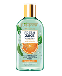 Fresh Juice płyn micelarny nawilżający z wodą cytrusową Pomarańcza 500ml