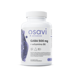 OSAVI GABA 500 mg + witamina B6 - 120 kaps.