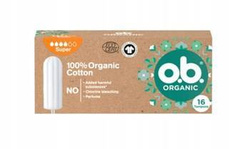 O.B. – Organic Super, Tampony higieniczne – 16 szt.