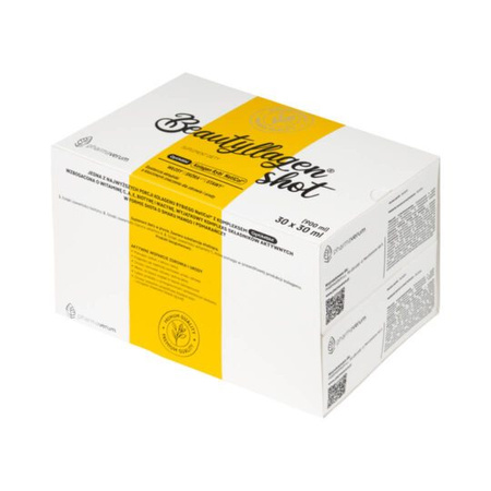 Pharmaverum Beautyllagen® shot Kolagen i Witaminy dla Zdrowej Skóry i Stawów 30 szt x 30 ml