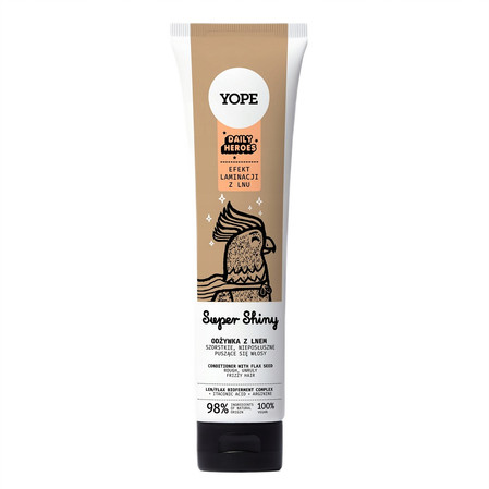 Yope Daily Heroes Super Shiny Odżywka do włosów z lnem 170ml