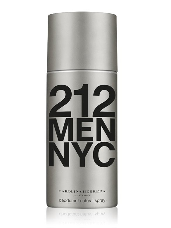 Дезодорант-спрей Carolina Herrera 212 NYC Men, для мужчин, 150 мл