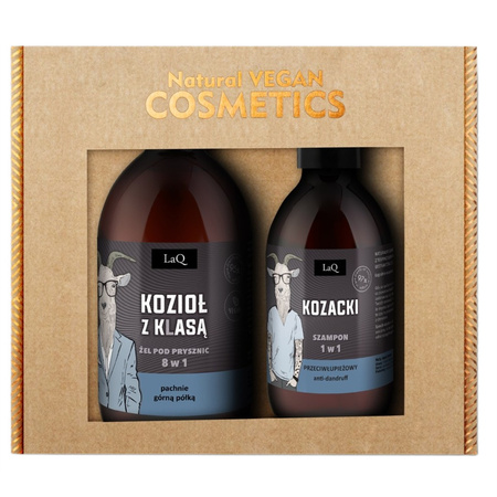 Kozioł z Klasą zestaw żel pod prysznic 500ml + przeciwłupieżowy szampon 300ml