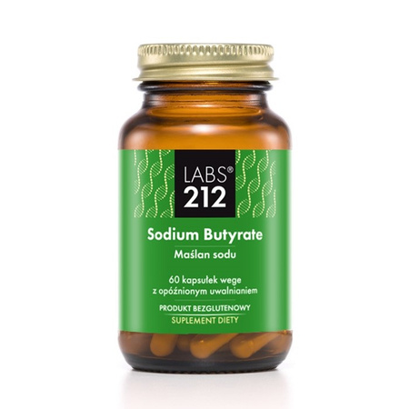 Labs212 Sodium Butyrate - Maślan sodu 60 kaps.