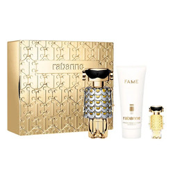 Fame zestaw woda perfumowana spray 80ml + balsam do ciała 100ml + miniatura wody perfumowanej spray 4ml