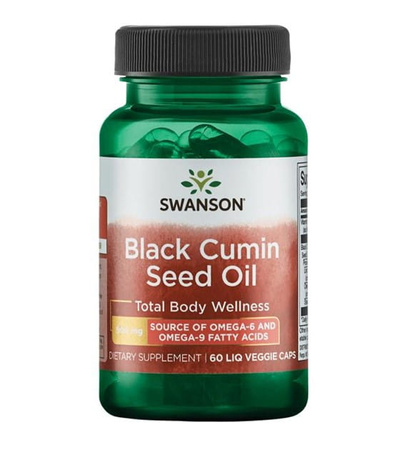Swanson Olej Z Czarnego Kminu 500 Mg 60 K