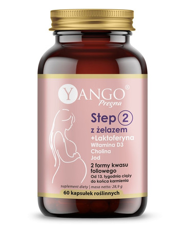 Yango Pregna Step 2 + żelazo 60 kaps.