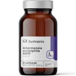 GutHabits Akkermansia Muciniphila nowoczesne wsparcie mikrobioty jelitowej 60 kaps.