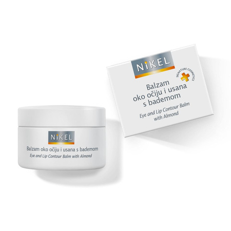 NIKEL, Balsam pod oczy i wokół ust z Olejkiem Migdałowym głęboko nawilżający, 15ml