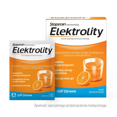 Elektrolity smak pomarańczowy 7 saszetek