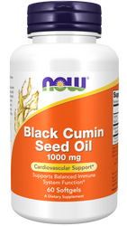 NOW FOODS Black Cumin Seed Oil - Czarnuszka (60 kaps.)
