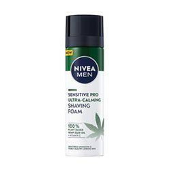 Men Sensitive Pro Ultra-Calming Shaving Foam pianka do golenia z olejem z nasion konopnych 200ml