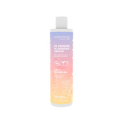 Alphanova Kids Bio, Żel 3 w 1 do ciała i włosów, Brzoskwinia, 250 ml