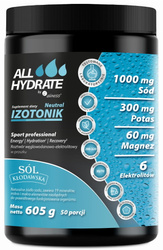 Aliness ALLHydrate, Izotonik Sport Neutral 605g, 50 porcji