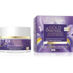 Eveline Gold & Retinol 60+ Przeciwzmarszczkowy Krem odżywczy na dzień i noc 50ml