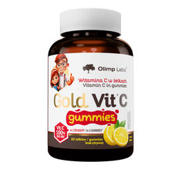 Olimp Labs Gold Vit C Gummies smak cytryna 60 tabl.
