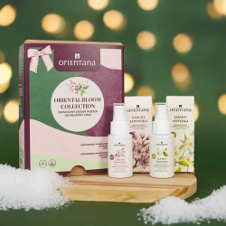 Orientana Xmas Oriental Bllom Collection Zapachowy zestaw mgiełek do włosów i ciała