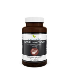 Medverita Węgiel Kokosowy aktywowany 60 kaps.