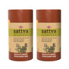 Zestaw: 2x Sattva - Henna Naturalna ziołowa farba do włosów Czekoladowy Brąz 150g
