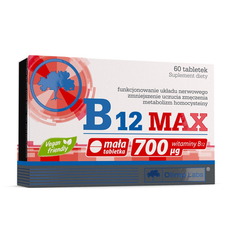 Olimp B12 MAX Witamina B12 - 60 tabl.